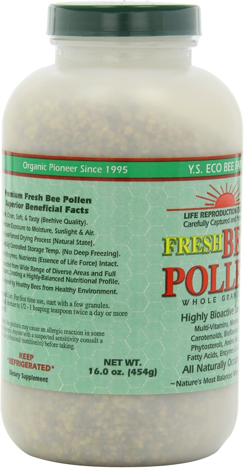 Fresh Bee Pollen Whole Granules - 16 oz. - Granules