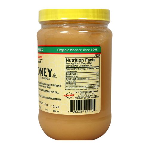 Y.S. Eco Bee Farms Raw Honey - 22 oz