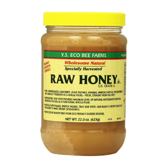 Y.S. Eco Bee Farms Raw Honey - 22 oz, Pack of 2