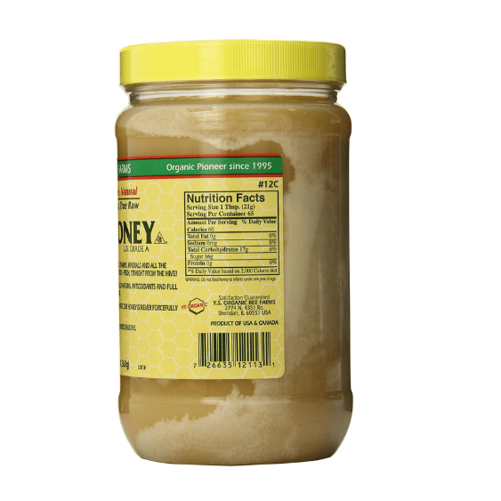 YS Eco Bee Farms RAW HONEY - Raw, Unfiltered, Unpasteurized - Kosher 3lbs