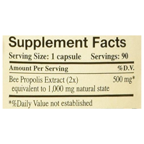 Propolis-Raw Unprocessed 1000mg Y.S. Organic Bee Farms 90 Caps